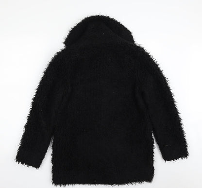 Topshop Womens Black   Jacket  Size 8  Snap