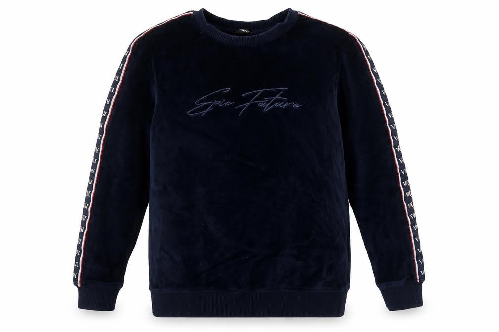 George Boys Blue  Polyester Pullover Sweatshirt Size 8-9 Years   - 'Epic Future'