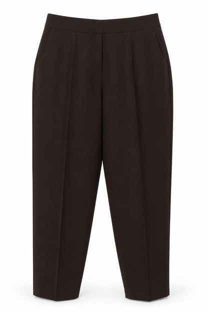 Preworn Womens Brown  Polyester Trousers  Size 20 L26.5 in Regular
