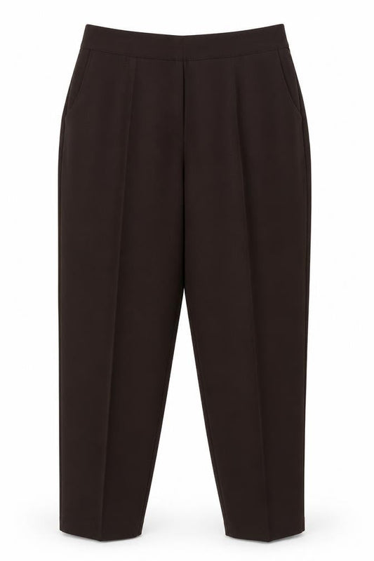 Preworn Womens Brown  Polyester Trousers  Size 20 L26.5 in Regular