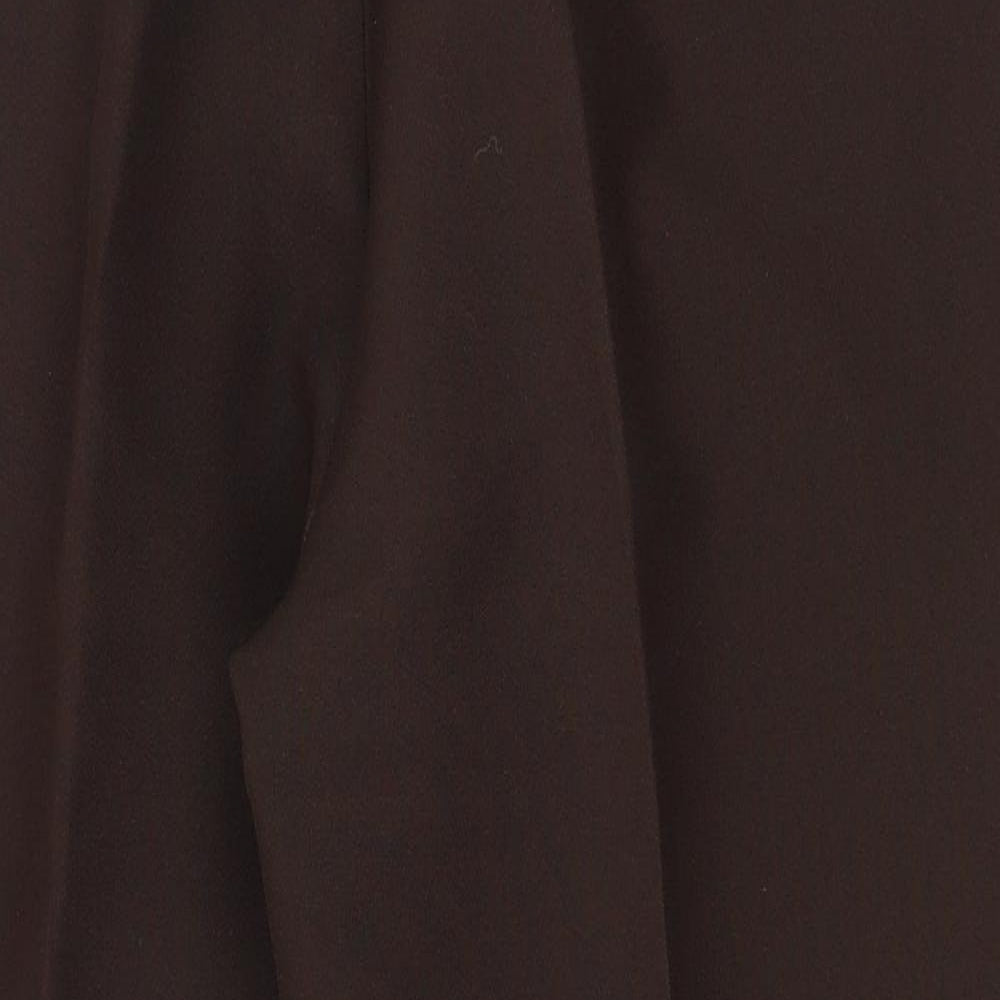 Preworn Womens Brown  Polyester Trousers  Size 20 L26.5 in Regular
