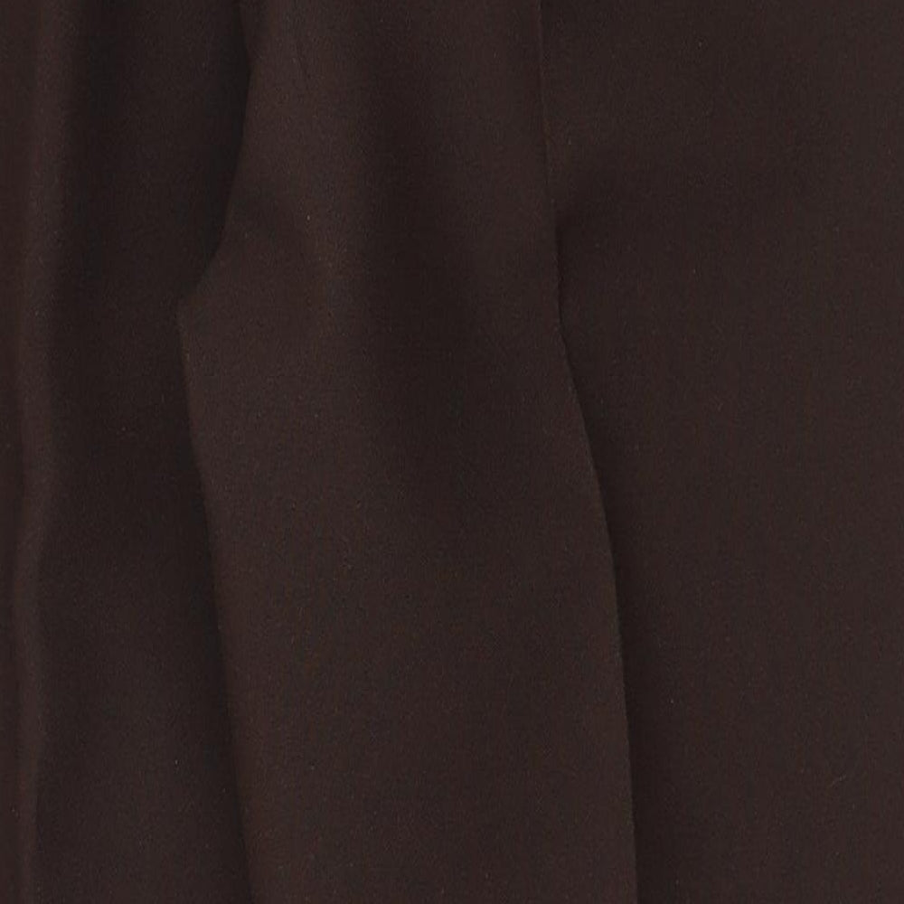 Preworn Womens Brown  Polyester Trousers  Size 20 L26.5 in Regular