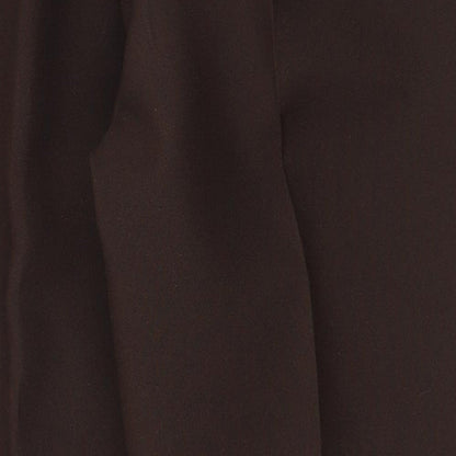 Preworn Womens Brown  Polyester Trousers  Size 20 L26.5 in Regular