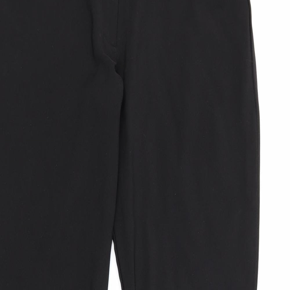 Atmoshpere Womens Black  Polyester Trousers  Size 12 L31 in Regular Zip