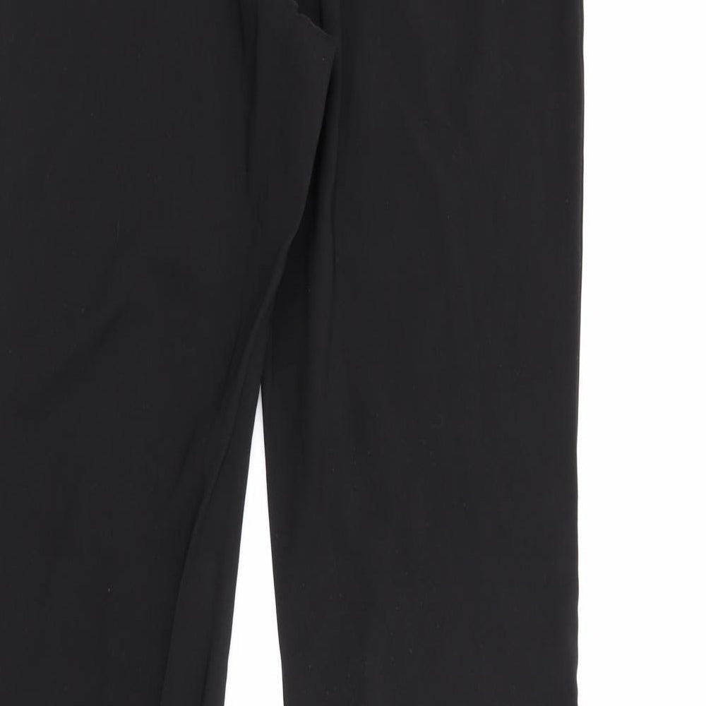 Atmoshpere Womens Black  Polyester Trousers  Size 12 L31 in Regular Zip