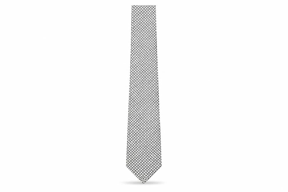 Maestro Ties  Mens Multicoloured Geometric Silk Pointed Tie One Size
