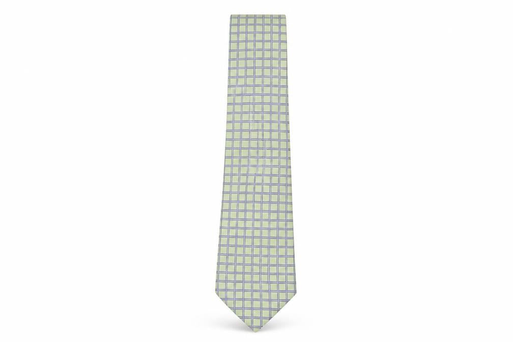 BHS Mens Multicoloured Plaids & Checks Polyester Pointed Tie One Size