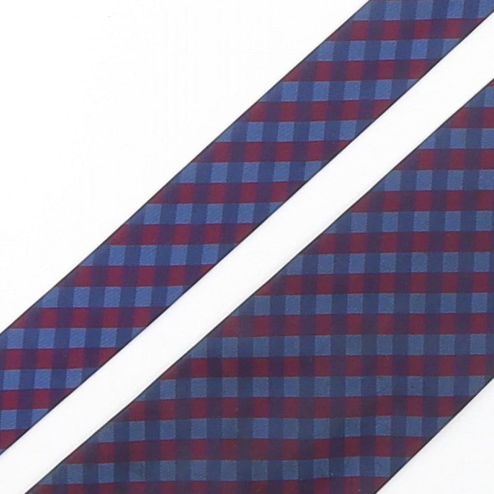 Greenwoods Mens Multicoloured Plaids & Checks Polyester Pointed Tie One Size