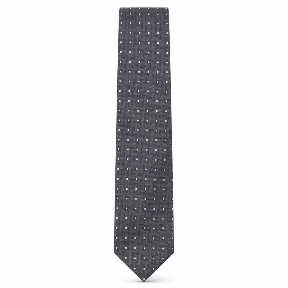 BHS Mens Multicoloured Geometric Polyester Pointed Tie One Size