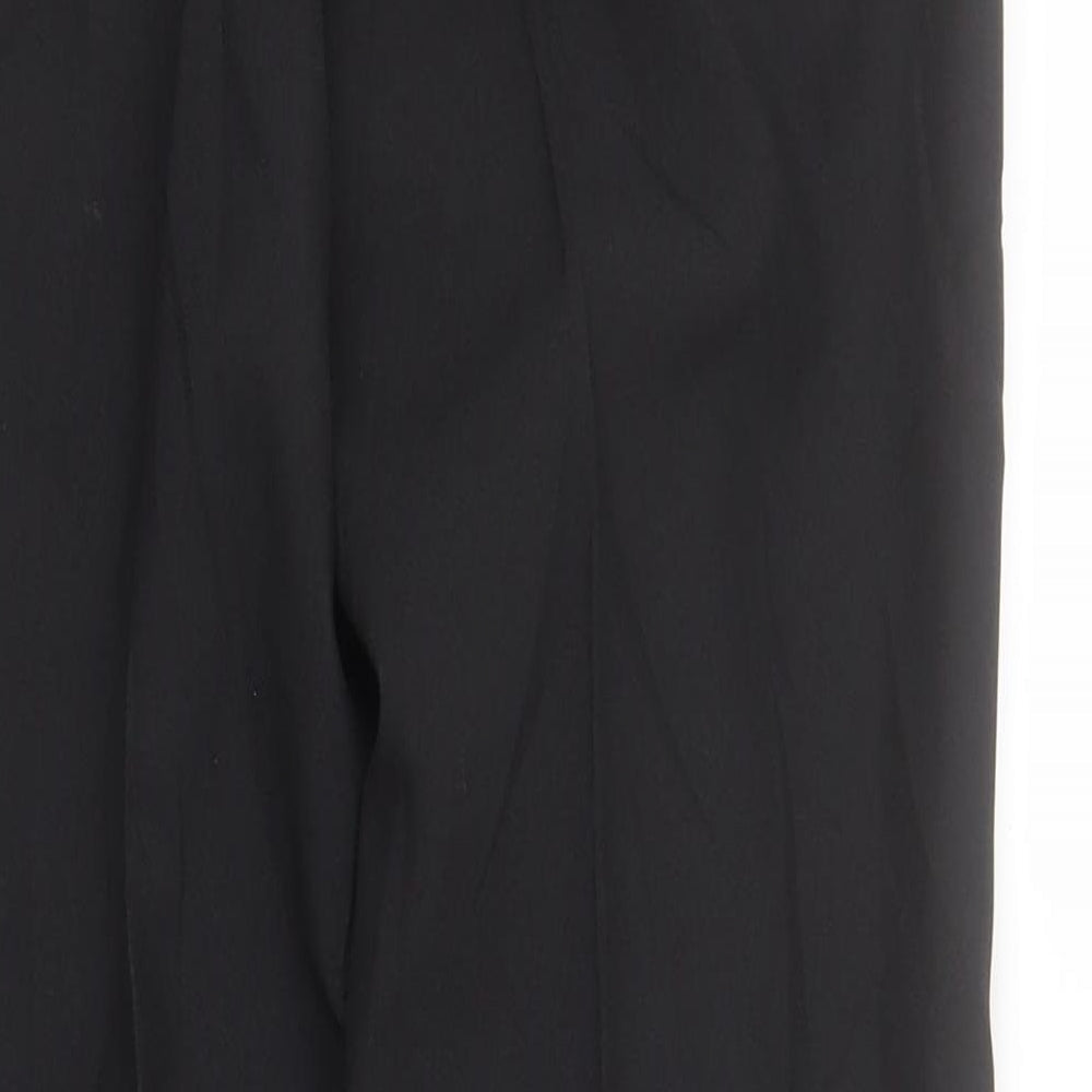 Shiny Penny Womens Black  Polyester Dress Pants Trousers Size 14 L26 in Regular Zip