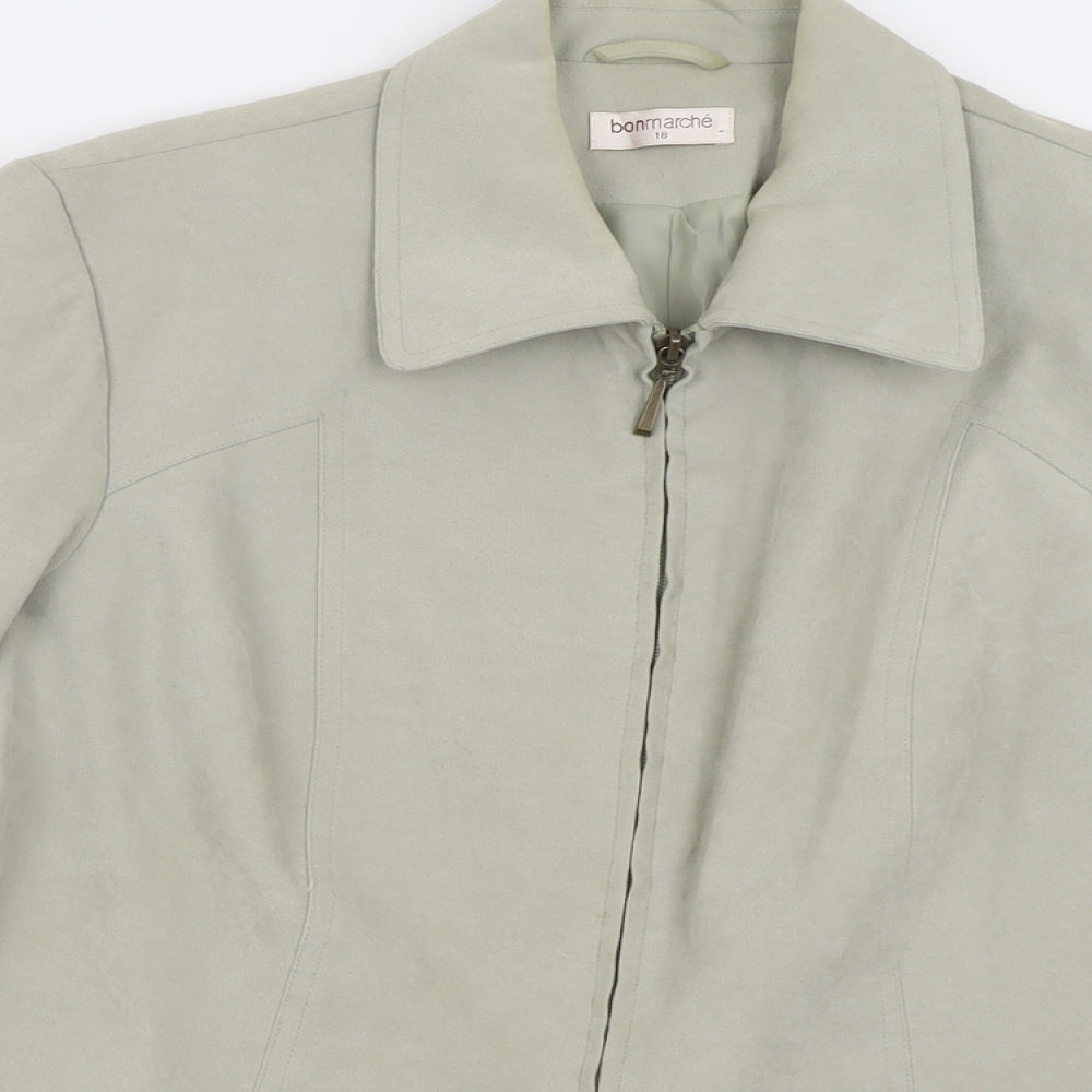 bonmarch Womens Green   Jacket  Size 18  Zip