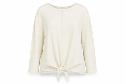 Next Womens Ivory Round Neck  Polyester Pullover Jumper Size 14