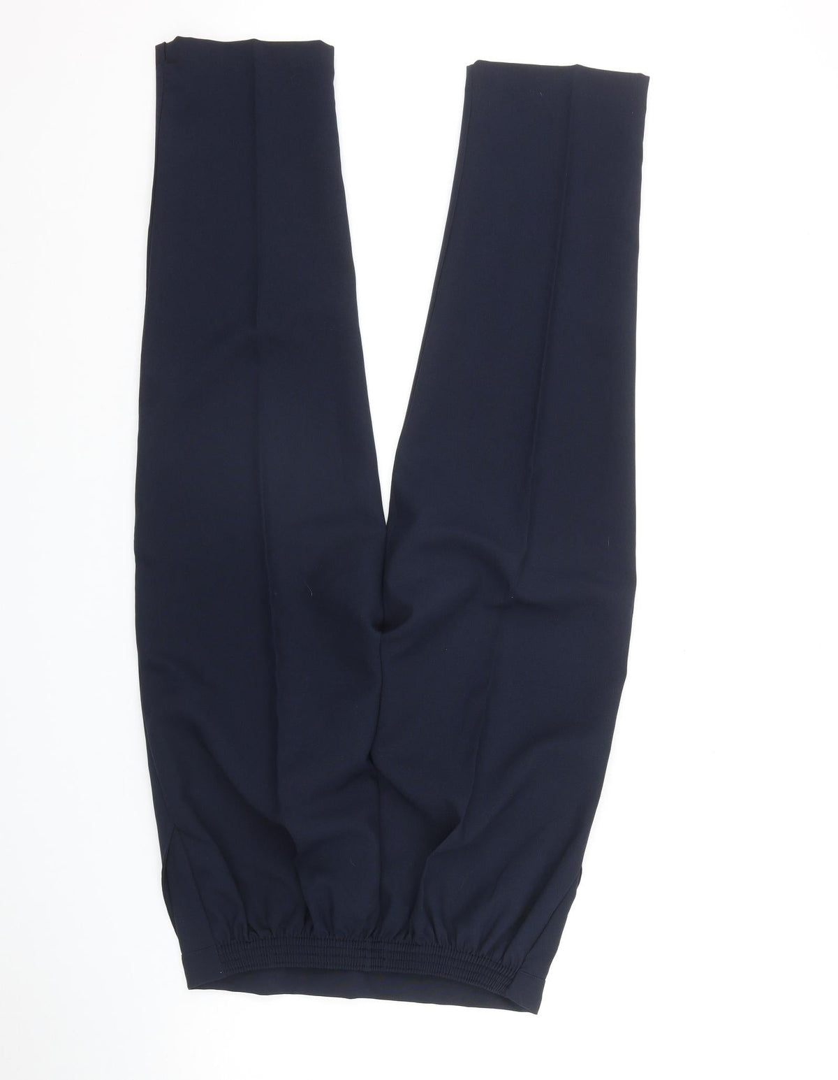 Preworn Womens Blue  Polyester Trousers  Size 14 L24 in Regular