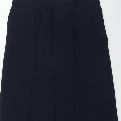 Preworn Womens Blue  Polyester Trousers  Size 14 L24 in Regular