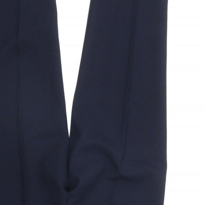 Preworn Womens Blue  Polyester Trousers  Size 14 L24 in Regular