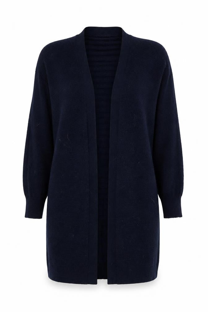 TU Womens Blue V-Neck  Viscose Cardigan Jumper Size 10