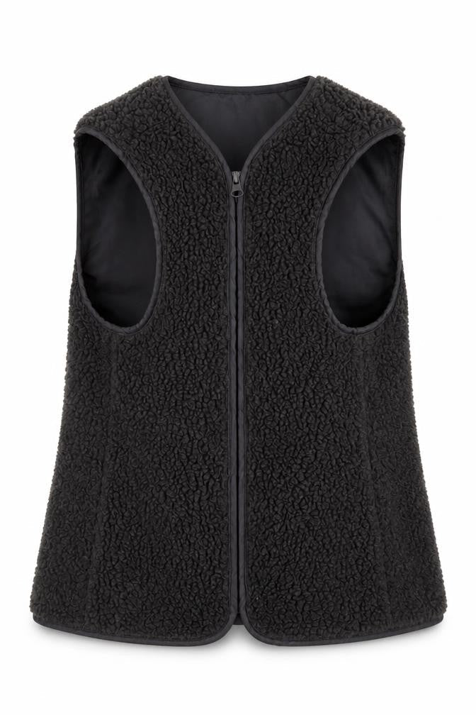 Vertbaudet Girls Grey   Gilet Jacket Size 7-8 Years  Zip
