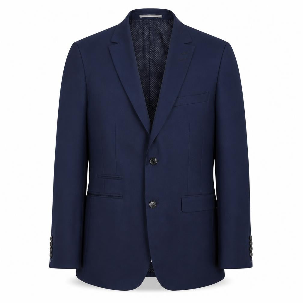 Skopes Mens Blue  Polyester Jacket Suit Jacket Size 36
