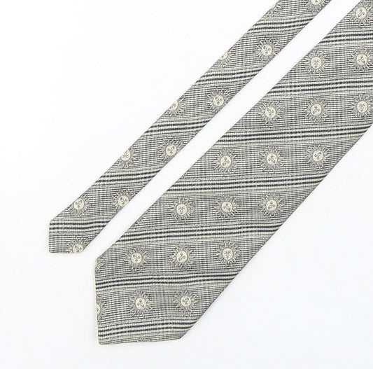 Debenhams Mens Multicoloured Geometric Polyester Pointed Tie One Size