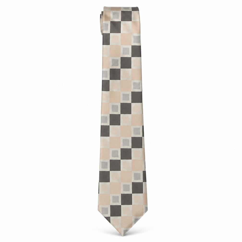 Greenwoods Mens Multicoloured Plaids & Checks Polyester Pointed Tie One Size