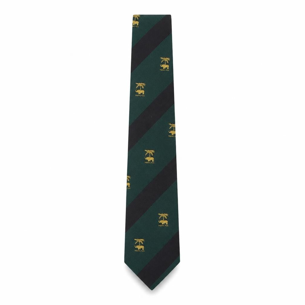Wing Wai Company Mens Multicoloured Striped Polyester Pointed Tie One Size