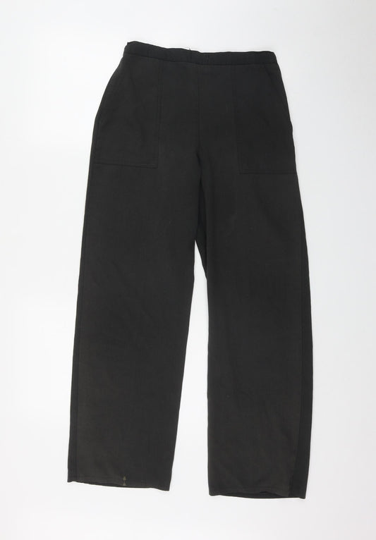 Casual Wear Womens Grey  Polyester Trousers  Size 10 L28 in Regular