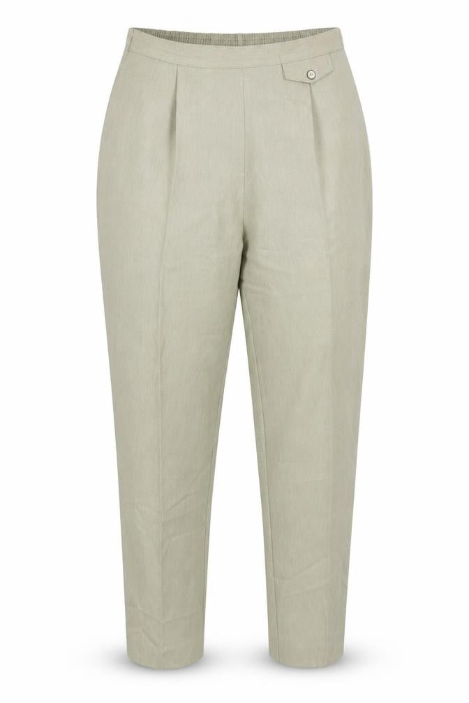 Berkertex Womens Green  Polyester Trousers  Size 16 L26 in Regular