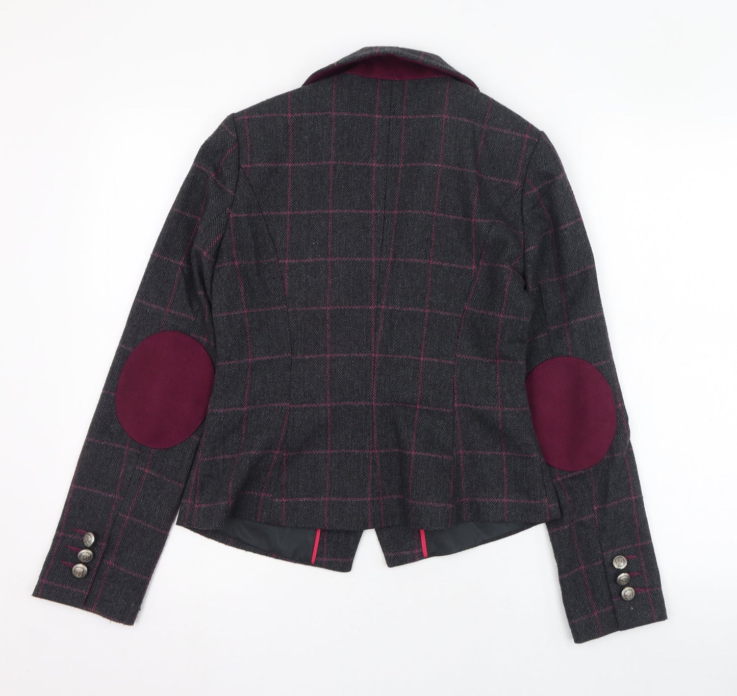 Atmosphere Womens Green Check  Jacket Blazer Size 6  Button