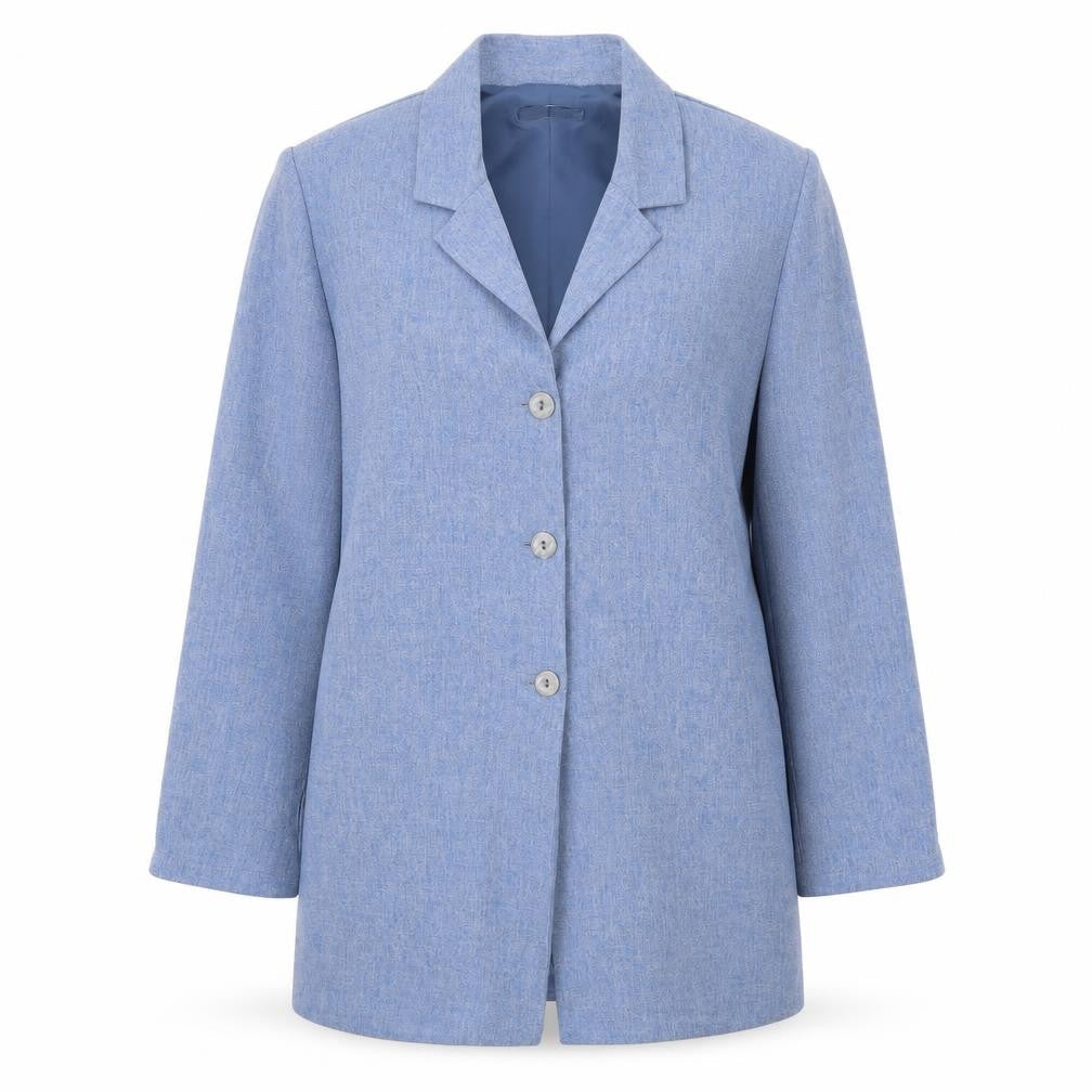 Bonmarché Womens Blue Jacket Size 18 Button
