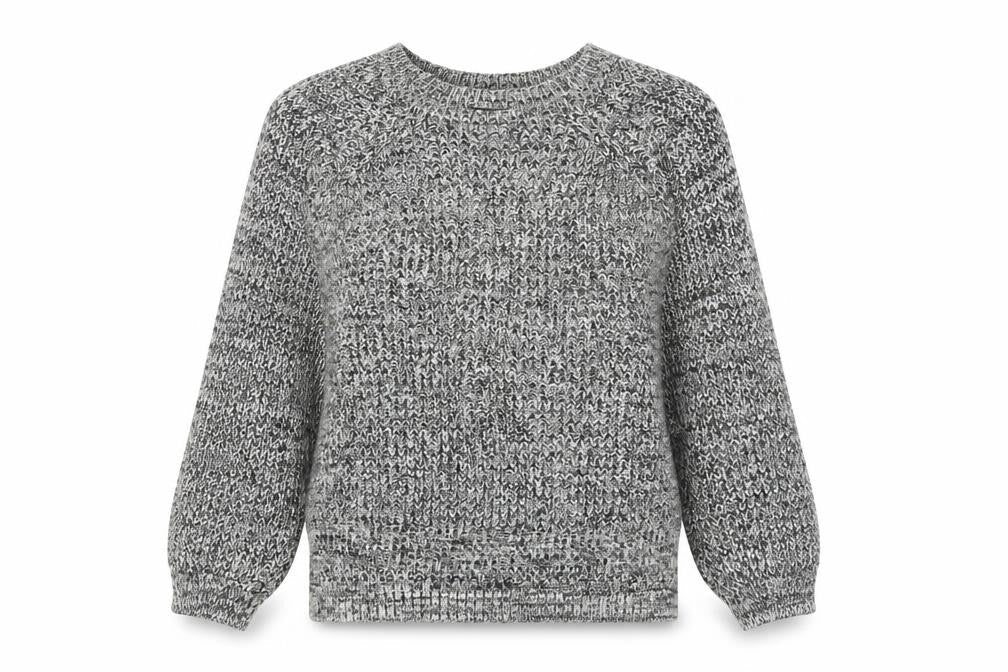 Atmosphere Womens Grey Square Neck  Cotton Pullover Jumper Size 8   - Cold Shoulder
