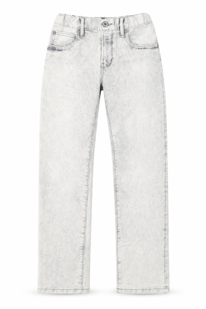 Gap Girls Grey Batik Cotton Straight Jeans Size 12 Years  Regular Button