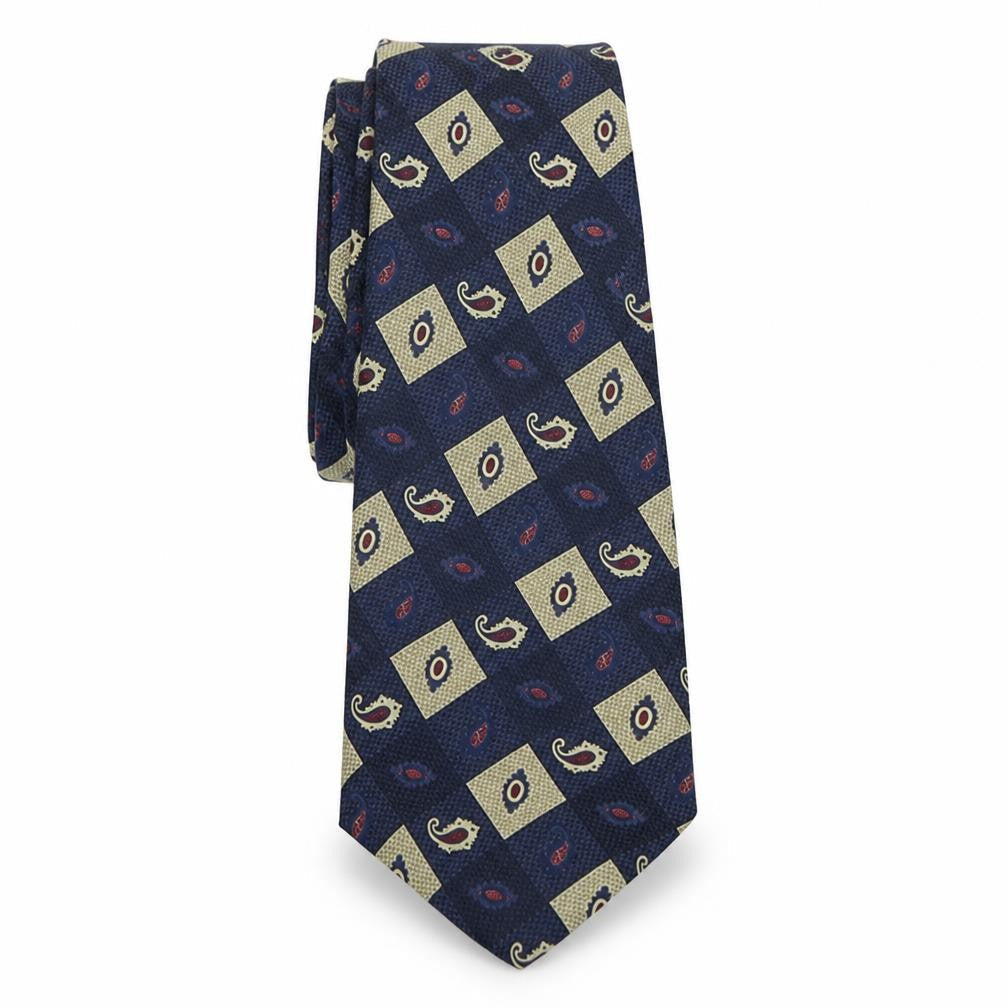 Marks and Spencer Mens Multicoloured Paisley Polyester Pointed Tie One Size