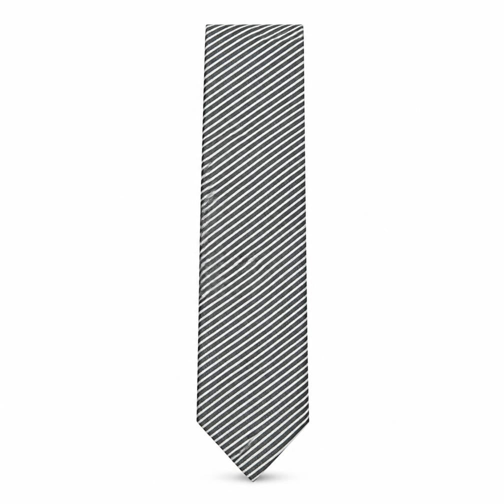Lime  Mens Multicoloured Striped Polyester Pointed Tie One Size