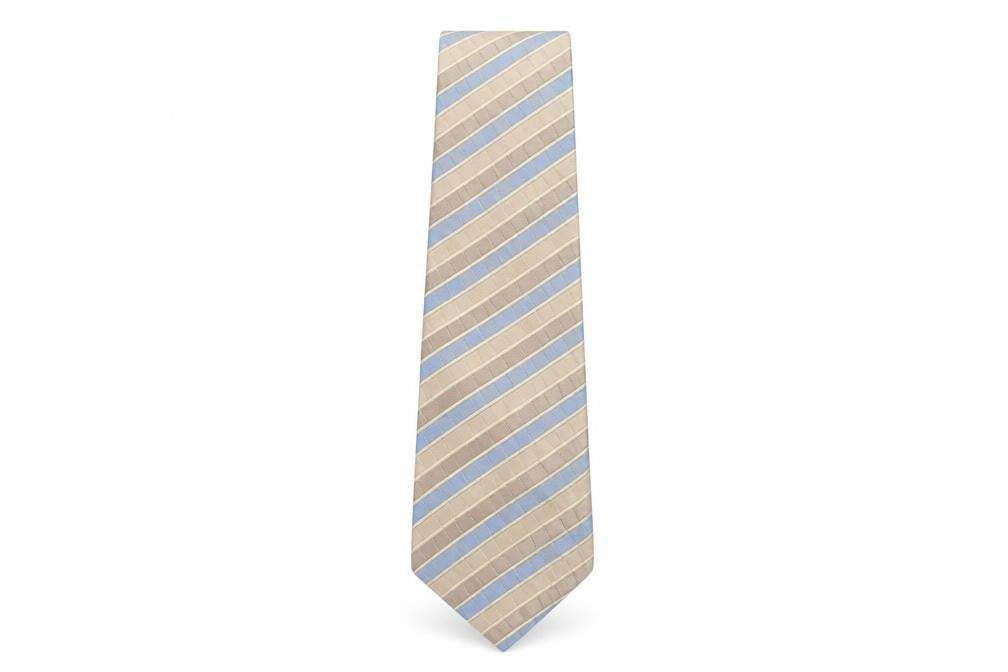 NEXT Mens Multicoloured Striped Silk Pointed Tie One Size
