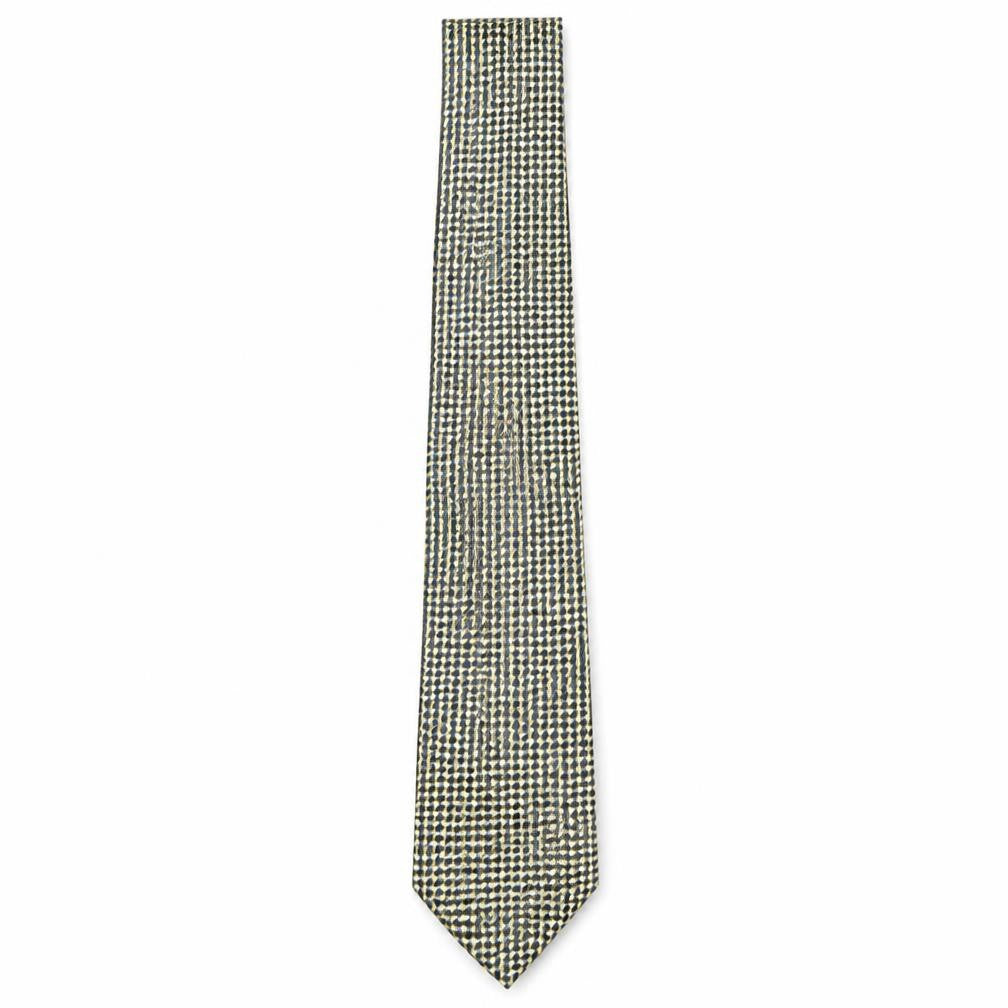 Linea Mens Multicoloured Geometric Silk Pointed Tie One Size