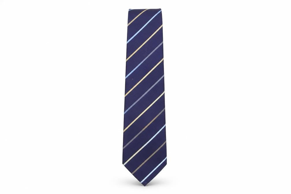 Skopes Mens Multicoloured Striped Polyester Pointed Tie One Size