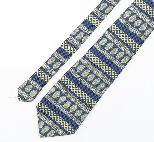 CandA Mens Multicoloured Paisley Polyester Pointed Tie One Size
