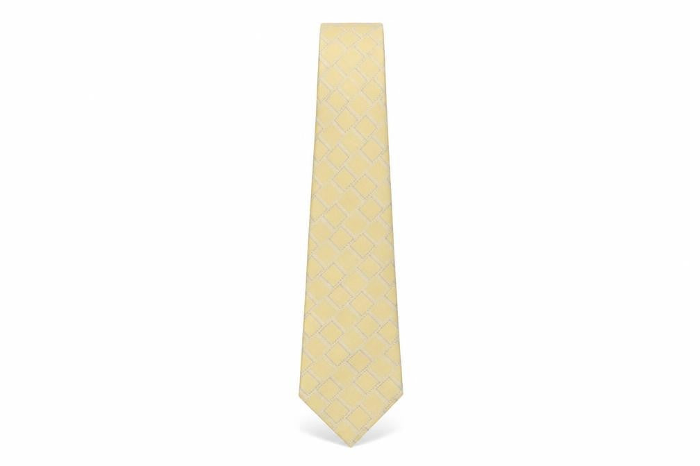 Soprano  Mens Multicoloured Geometric Polyester Pointed Tie One Size