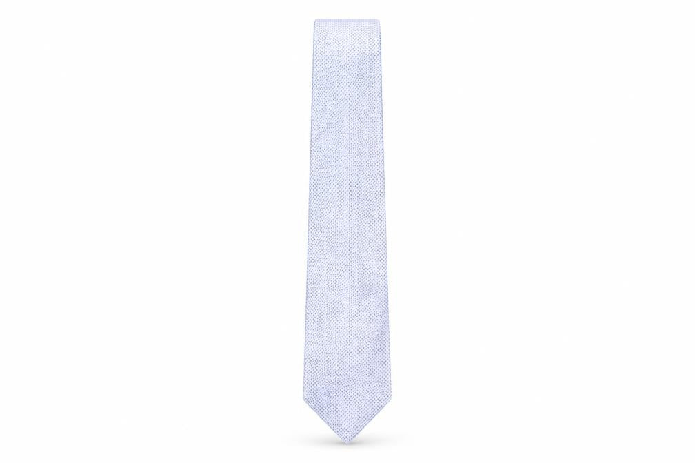 Burton Mens Blue Geometric Polyester Pointed Tie One Size