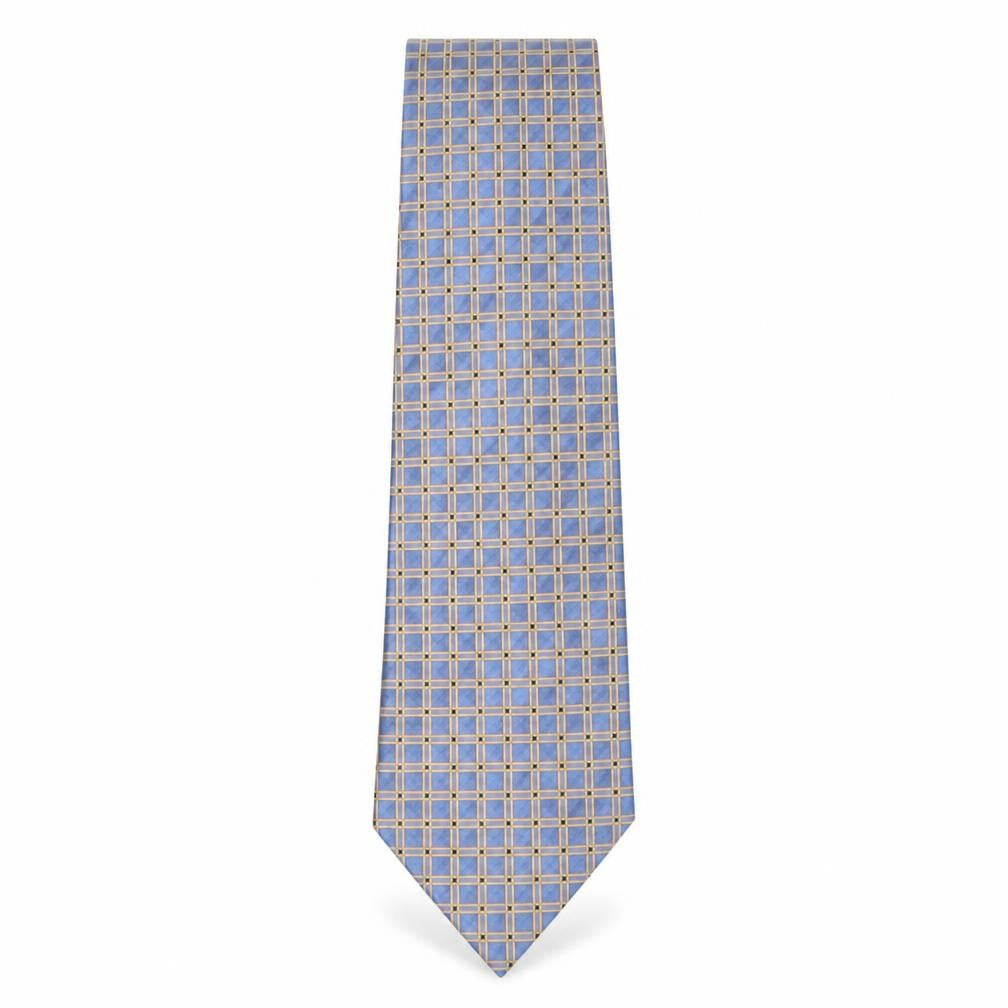 River Island  Mens Multicoloured Plaids & Checks Silk Pointed Tie One Size
