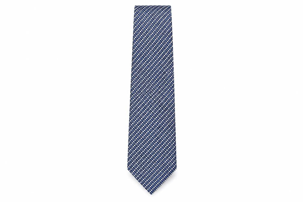Marks & Spencer Mens Multicoloured Plaids & Checks Polyester Pointed Tie One Size