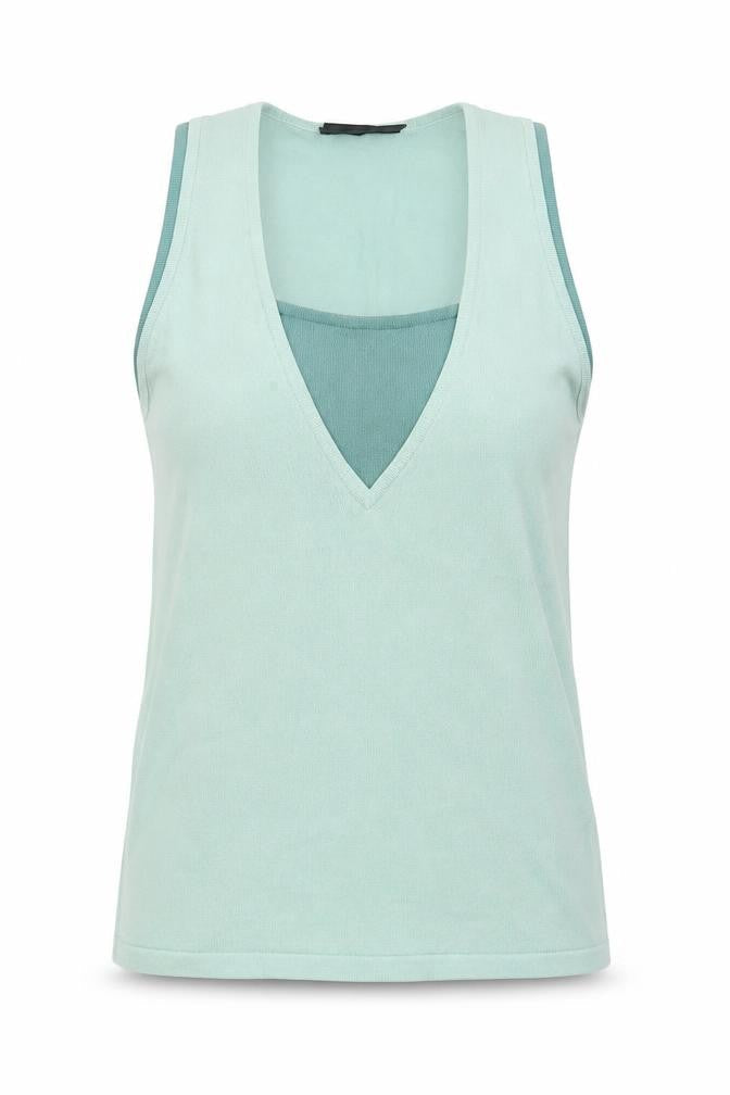 Principles Womens Green  Viscose Vest Sweatshirt Size 10  Pullover