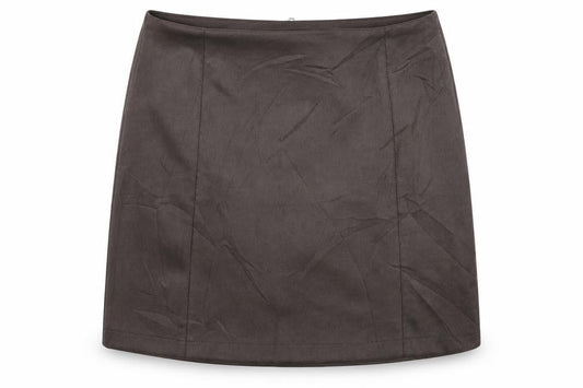 New Look Womens Beige  Polyester A-Line Skirt Size 12   Zip