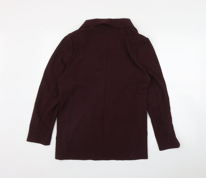 Marks & Spencer Womens Red   Jacket Blazer Size 14