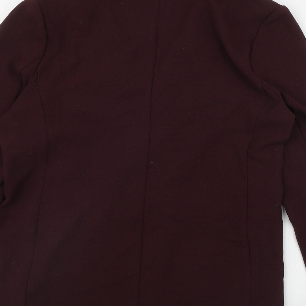 Marks & Spencer Womens Red   Jacket Blazer Size 14