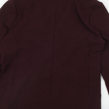 Marks & Spencer Womens Red   Jacket Blazer Size 14