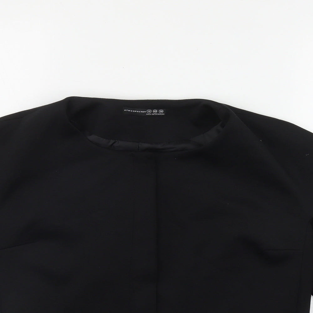 Atmosphere Womens Black   Jacket  Size 12  Zip