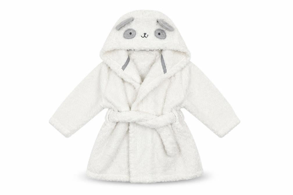 Marks & Spencer Baby White  Cotton Kimono Robe Size 9-12 Months  Tie