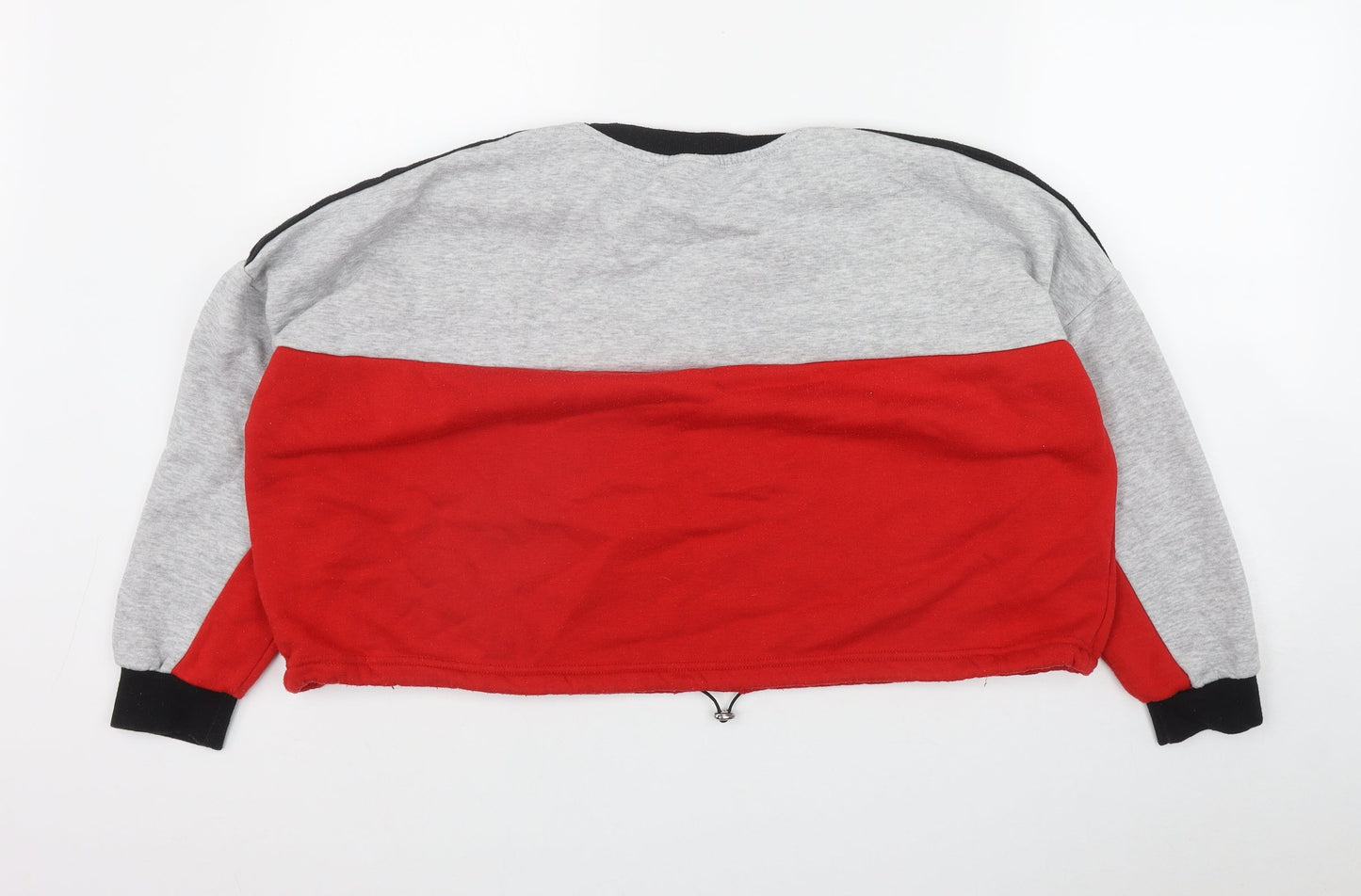 Primark Womens Red  Cotton Pullover Sweatshirt Size M   - Mickey Mouse