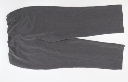 Vida Vi Womens Grey  Polyester Trousers  Size 16 L27 in Regular